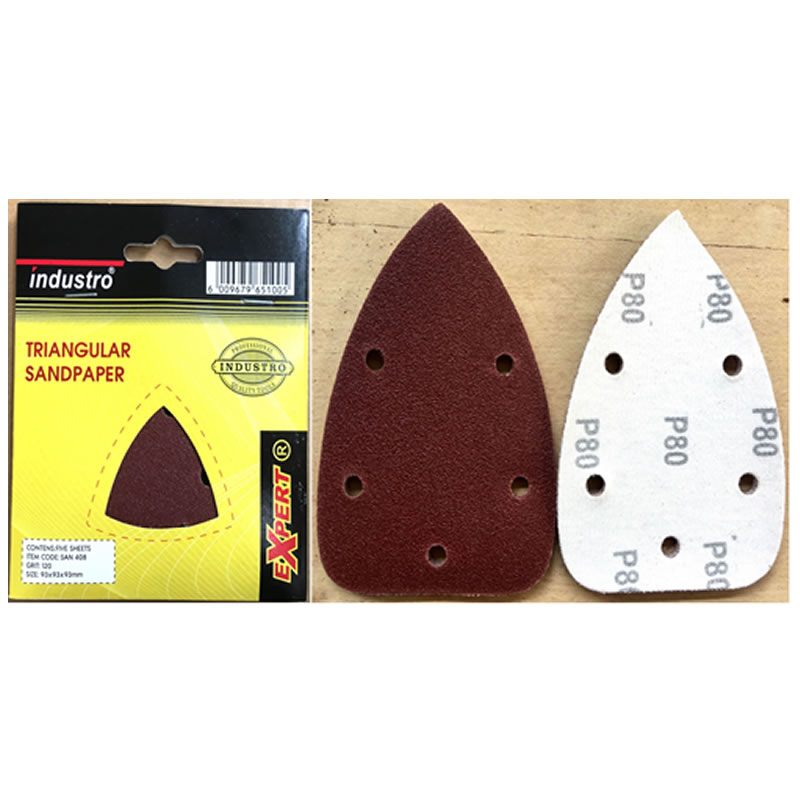 Abrasives Triangular Sanding Discs